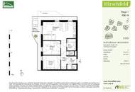 Traumhafte 3-Zimmer-Wohnung im energieeffizenten Neubauprojekt Hirschfeld - Naturnah wohnen