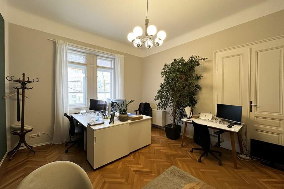 Repräsentatives Altbaubüro auf der Billrothstrasse, Gewerbeobjekt-miete, 1.063,60,€, 1190 Wien 19., Döbling