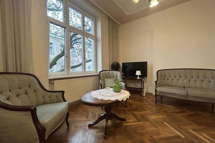 SERVITENVIERTEL II Stilaltbau Nähe U2/U4 Schottenring II Ruhelage II zwischen Porzellangasse und Rossauerlände, Wohnung-miete, 1.699,00,€, 1090 Wien 9., Alsergrund