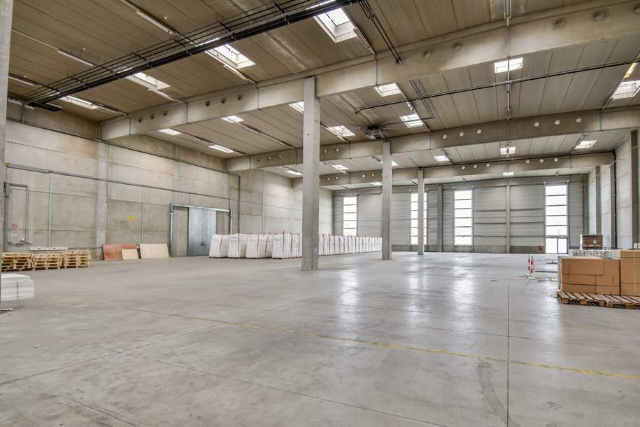 Lagerhalle 2600 m2 in Wr. Neudorf - Büros im Hauptgebäude verfügbar, Gewerbeobjekt-miete, 18.960,00,€, 2351 Mödling