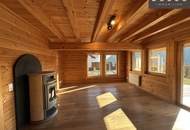 | BLOCKHAUS MIT NATURPOOL UND TRAUMHAFTEN GEBIRGSBLICK | SONNIGE LAGE AM FUSS DES SCHAFBERGS |