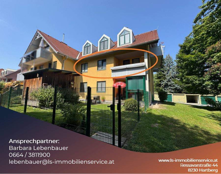 Sonnige 4-Zimmer Wohnung mit Balkon in zentraler Lage von Pöllau