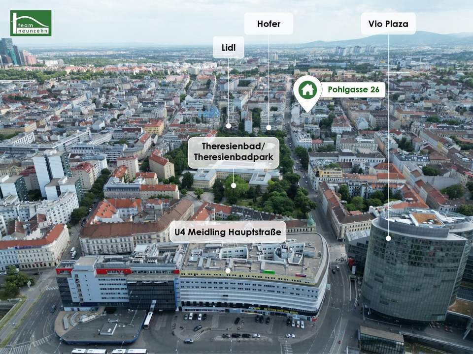 Neuwertige 1-Zimmer-Wohnung mit Balkon und Einbauküche - ab Oktober beziehbar!