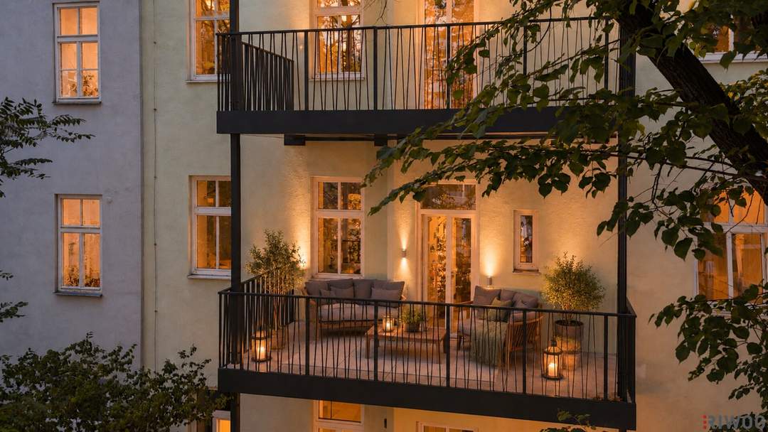 RETRO-CHIC MIT ALTBAU FLAIR II ca. 11m² BALKON II PARKÄHNLICHER INNENHOF II AIRBNB oder SELBST EINZIEHEN II KOMPLETT MÖBLIERT II NÄHE U6/AKH/VOLKSOPER/WUK