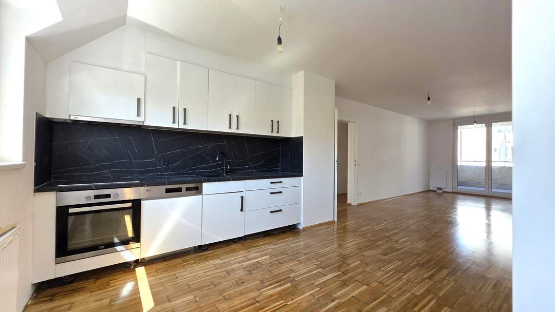 Hasengasse: Neubauwohnung mit großer Loggia