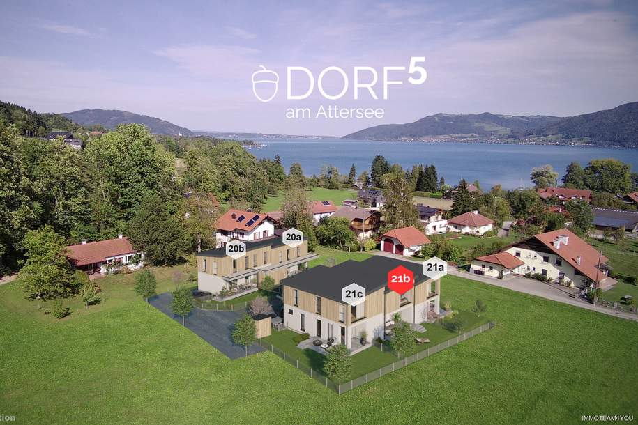 Exklusives Reihenhaus Top A2 in Nußdorf-Zell am Attersee, Haus-kauf, 699.900,€, 4865 Vöcklabruck