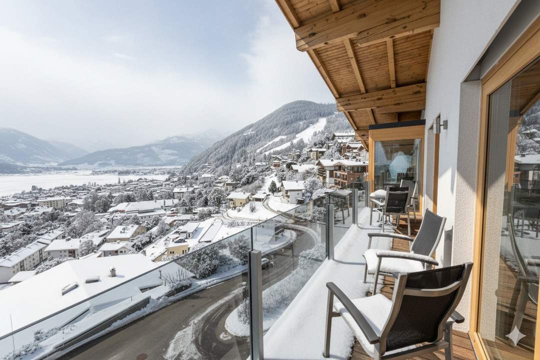 Traum-Penthouse über den Dächern von Zell am See, mit einzigartigem Seeblick, für touristische Vermietung