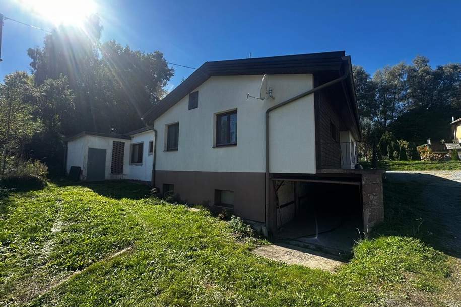 Charmantes Einfamilienhaus in Feldkirchen mit Garage auf großem Grundstück, Haus-kauf, 228.000,€, 9560 Feldkirchen