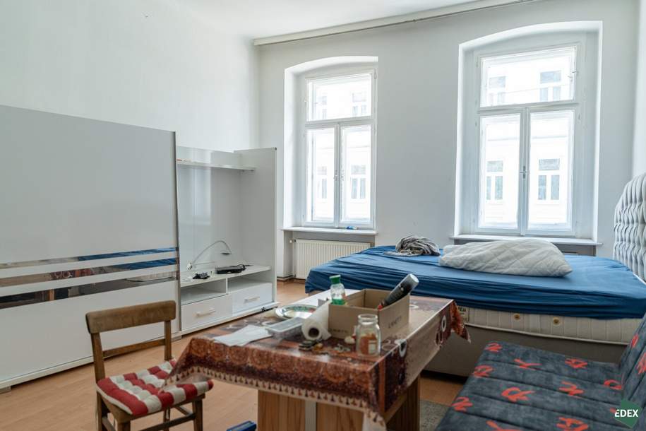 Sanierungsbedürftige 1 Zimmer - Altbauwohnung mit Entwicklungspotenzial – nahe Wiener Stadthalle, Wohnung-kauf, 99.000,€, 1160 Wien 16., Ottakring