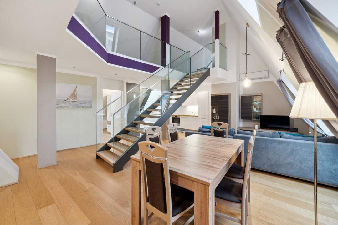 Naschmarktnähe! Tolle 4-Zimmer DG-Maisonettewohnung mit Terrasse ab März 2026!