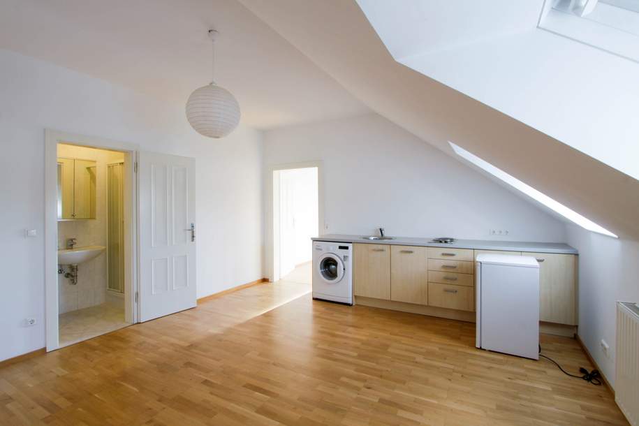 Kompakt Wohnen im großen Stil! Dachgeschosswohnung im obersten Liftstock einer Stadtvilla!, Wohnung-kauf, 99.000,€, 2620 Neunkirchen
