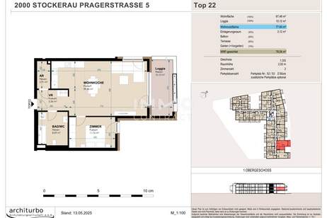 ZUHAUSE in STOCKERAU, Wohnung-kauf, 358.124,€, 2000 Korneuburg