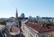 Dachgeschoss-Maisonette mit Terrasse und Dachterrasse | 31 m² Freifläche, 4 Zimmer