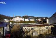 traumhaftes Baugrundstück für ein Doppelhaus oder Einfamilienhaus mit Blick auf die Burg Kreuzenstein!