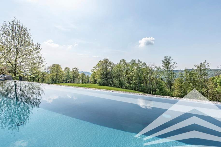 Stadtnahe High-End Villa mit unverbaubarem Naturblick & Infinity-Pool!, Haus-kauf, 2.400.000,€, 4048 Urfahr-Umgebung