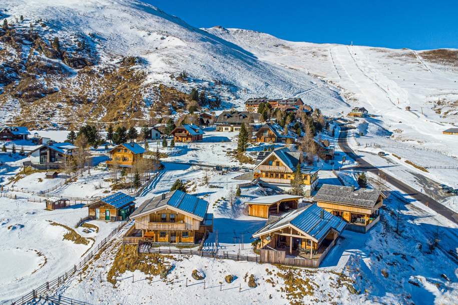 Neuwertiges Chalet Dorf mit Alm-Gasthof in bester Lage am Falkert - direkt neben der "Heidi-Alm", Gewerbeobjekt-kauf, 3.600.000,€, 9565 Feldkirchen