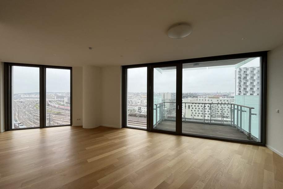 Topmodernes 3-Zimmer-Apartment mit Balkon nahe HBH! PARKAPARTMENTS BELVEDERE!, Wohnung-miete, 2.362,59,€, 1100 Wien 10., Favoriten