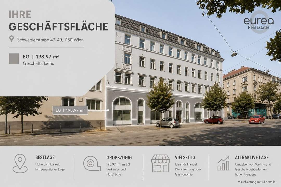 Geschäftslokal in 1150 Wien zu mieten
