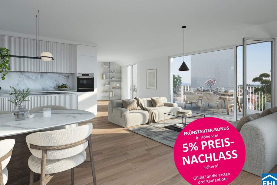 Erstbezug in ruhiger Lage – Wohnqualität am Jedlersdorfer Platz!, Wohnung-kauf, 315.300,€, 1210 Wien 21., Floridsdorf