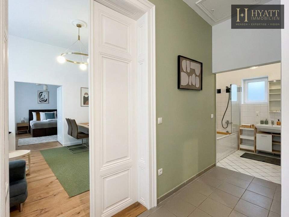 CITY-INVESTMENT MIT BESONDERER LAGEQUALITÄT – WOHNUNGSPAKET MIT 5 EINHEITEN GEGENÜBER DEM 1. BEZIRK