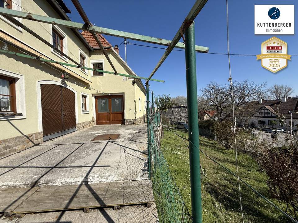 Preissenkung! Förthof: Winzerhaus mit großem Garten und Donaublick