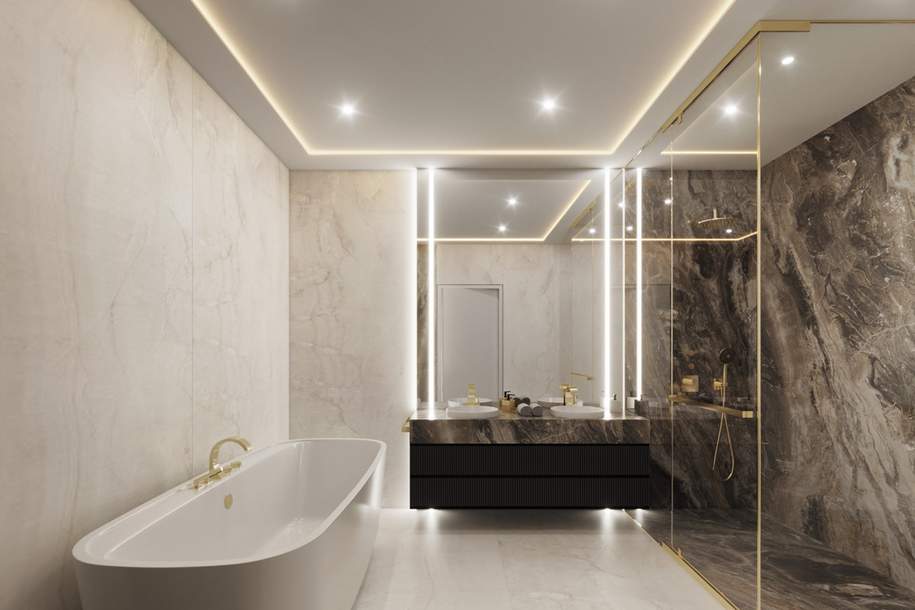 Villa Chimani: Luxuswohnung mit 180m2 privatem Grünparadies inkl. Pool - wo architektonisches Erbe auf modernen Luxus trifft, Wohnung-kauf, 1190 Wien 19., Döbling