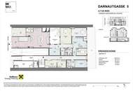 Maisonette-Penthouse mit 53 m² Terrassen auf den Wohnetagen