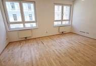 HÖRLGASSE BEIM SCHLICKPLATZ, gepflegte 45 m2 Neubau, 2 Zimmer, Komplettküche, Duschbad, Parketten, 2. Liftstock