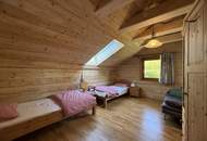 *** Einzigartiges 160 m² Naturstammhaus mit Veranda und Balkon am Alpl – Ruhe, Panoramablick und Ferienvermietungspotenzial ***