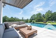 Stadtnahe High-End Villa mit unverbaubarem Naturblick & Infinity-Pool!