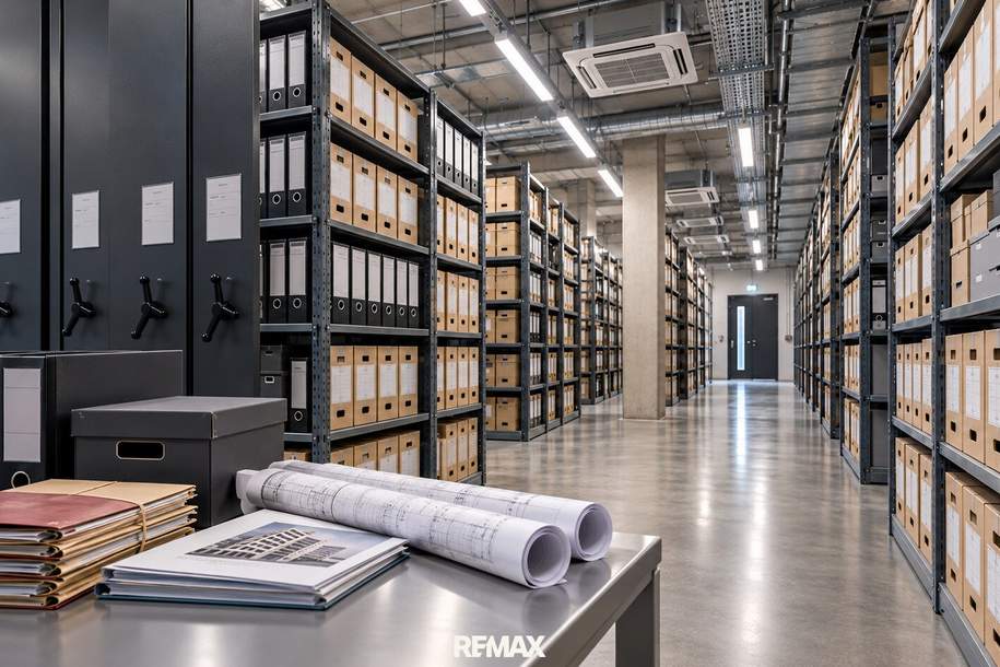 AKTEN- & ARCHIVLAGER IN 1110 WIEN | SICHER & KLIMATISIERT, Gewerbeobjekt-miete, 1110 Wien 11., Simmering