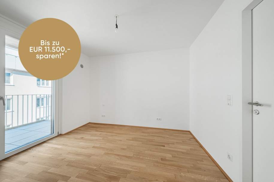 ERSTBEZUG >> schmucke 2-Zimmer Anlegerwohnung im 4. OG mit Balkon >> Alte Donau, Floridsdorfer Spitz, Wohnung-kauf, 289.900,€, 1210 Wien 22., Donaustadt