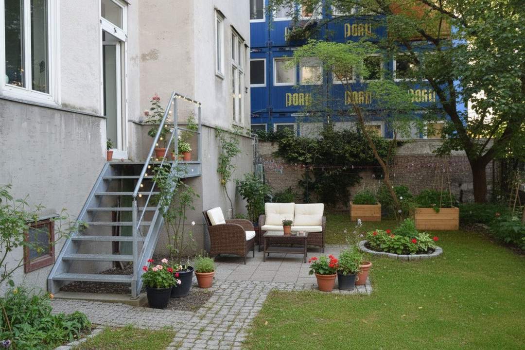 Gartenwohnung zum Selbstgestalten!