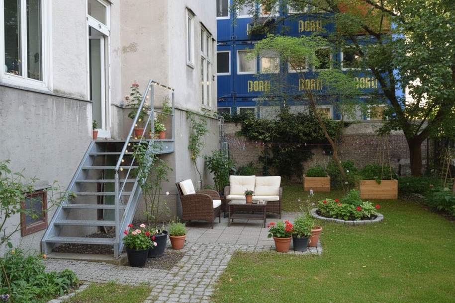 Gartenwohnung zum Selbstgestalten!, Wohnung-kauf, 425.000,€, 1020 Wien 2., Leopoldstadt