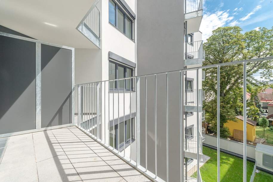 Kaiserstraße: 2 Zimmer Neubauwohnung mit Innenhofbalkon in bester Lage // ab 1.10 !!, Wohnung-miete, 1.245,01,€, 1070 Wien 7., Neubau