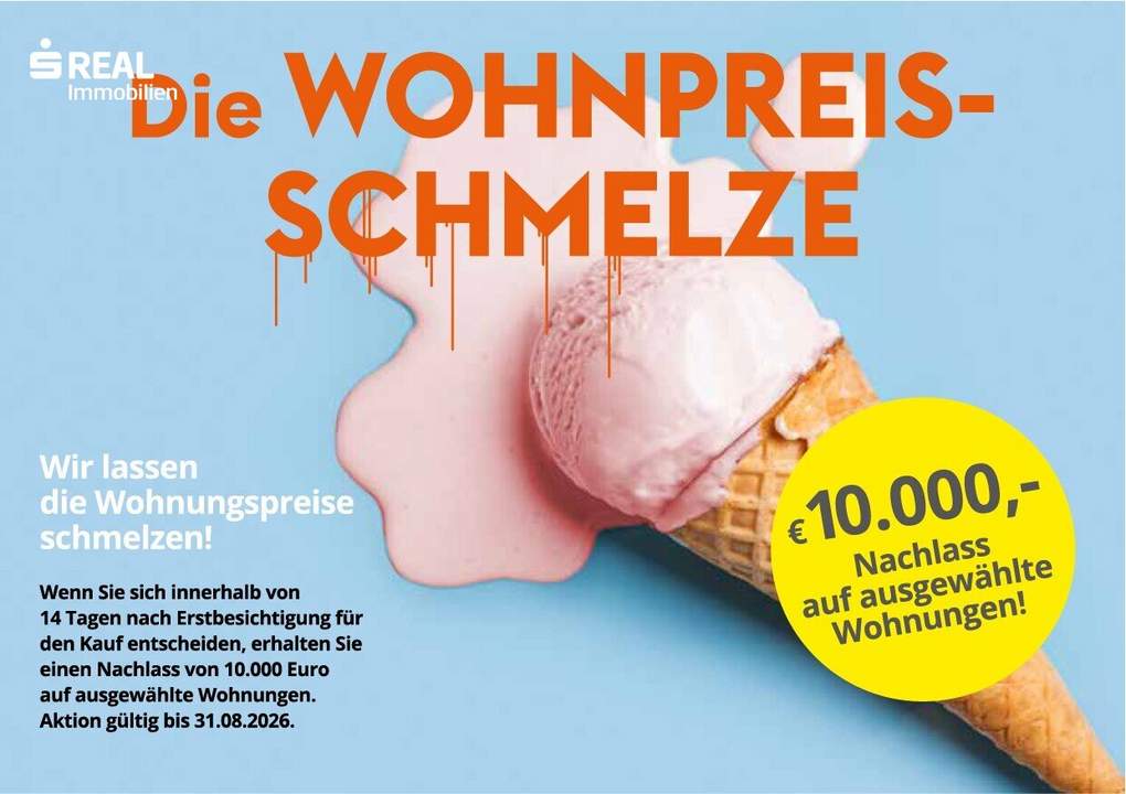3-Zimmer-Wohnung mit Westbalkon in Lehen