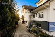 Außergewöhnliches Mehrfamilienhaus mit 331 m² WFL, Balkon, Loggia & 4 Garagen, Pool und Gartenhaus