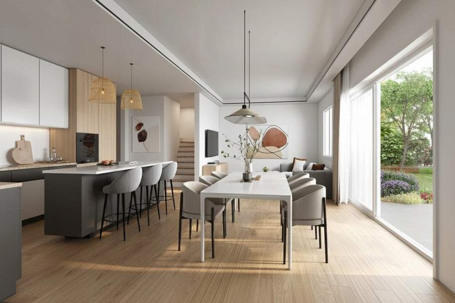 Erstbezug! Doppelhaushälften in massiver Holzbauweise, Haus-kauf, 484.000,€, 2103 Korneuburg