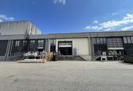 Gewerbepark Traiskirchen! 900 m² Halle mit Rampe und ebenerdiger Einfahrt für Gabelstapler! € 6,90 inkl allg. BK/m² netto!