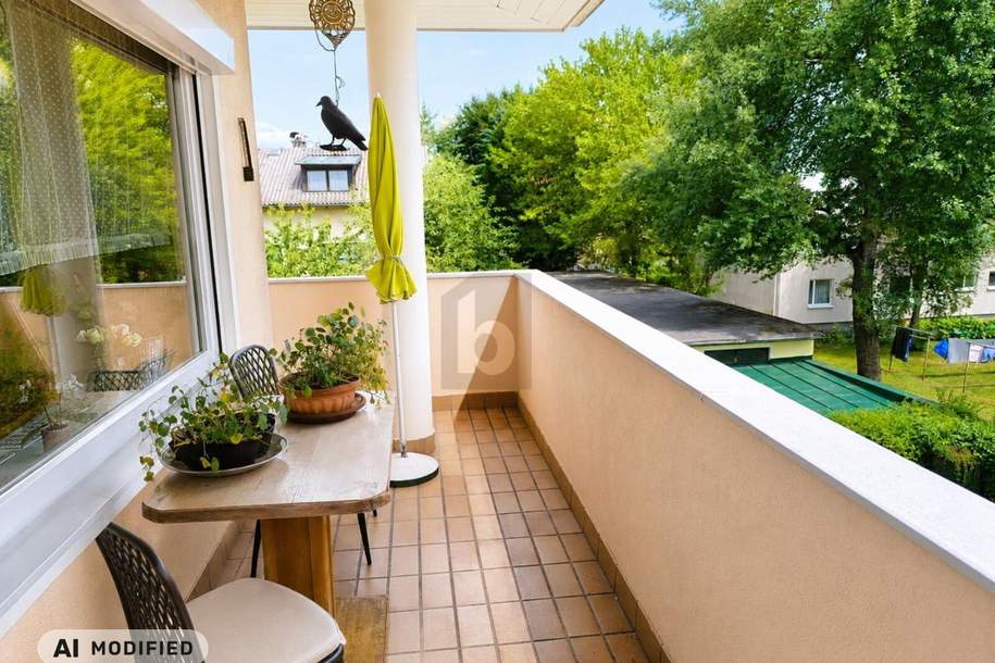 STADTWOHNUNG MIT GROßEM BALKON, GRÜNBLICK UND HOCHWERTIGER TISCHLERAUSSTATTUNG, Wohnung-kauf, 369.900,€, 5020 Salzburg(Stadt)