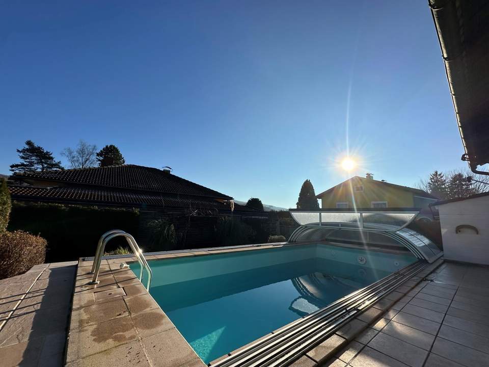 "UNBEFRISTET - Haus, Garten, Pool, Garage, Nähe Tulln"