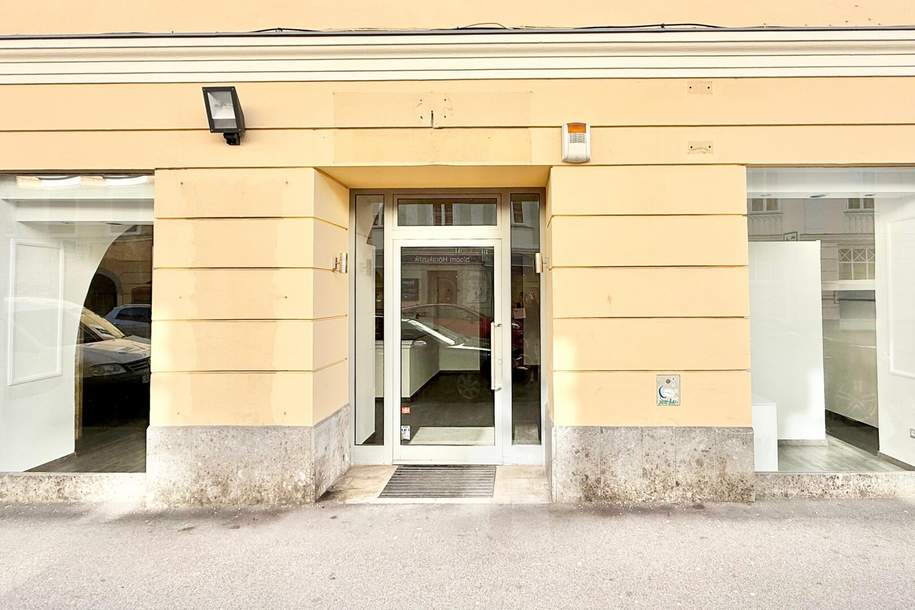 Klagenfurt - Burggasse: stilvolle Geschäftsfläche mit erstklassiger Sichtbarkeit, Gewerbeobjekt-miete, 1.900,33,€, 9020 Klagenfurt(Stadt)