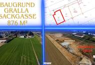 Baugrundstück Nr. 3 in Gralla! 876 m² in Top-Lage, Erschließung bereits im Gange!