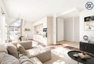 Luftiges Dachgeschoss-Refugium: Atemberaubende 2-Zimmer-Wohnung mit beeindruckender Freifläche