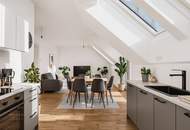 Erstbezug nach Errichtung | 3-Zimmer Dachgeschosswohnung mit Balkon in ruhigen Innenhof | PKW-Abstellplatz | fertiggestellt &amp; bezugsbereit
