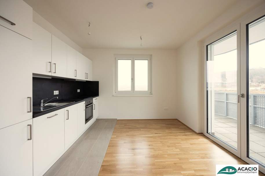 helle 3-Zimmer-Wohnung mit Tageslicht-Bad und Balkon in sonniger Lage / gute Verkehrsanbindung nach Wien und St. Pölten, Wohnung-miete, 897,70,€, 3451 Tulln