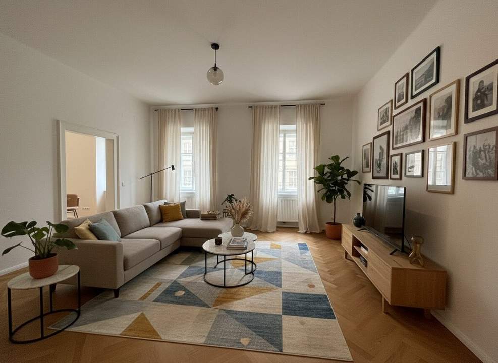 ⭐ 1090! ERSTBEZUG NACH SANIERUNG! Wunderschönes 3-Zimmer Eigentum!