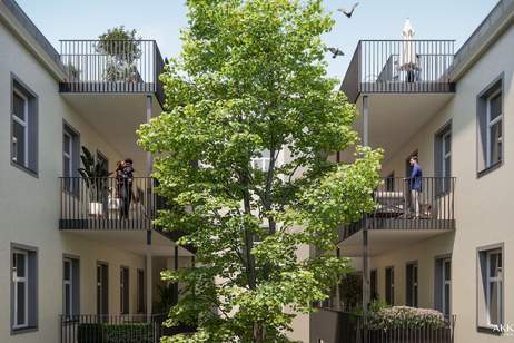 Hofseitige Gartenwohnung mit Terrasse I Gründerzeithaus, Wohnung-kauf, 220.000,€, 1140 Wien 14., Penzing