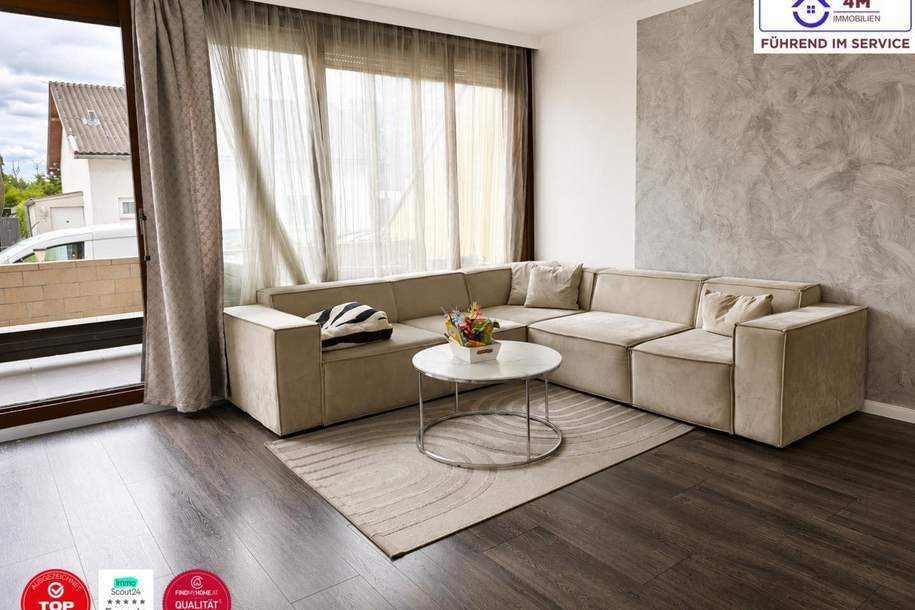 Wohnen auf zwei Ebenen – voll möbliert, mit Balkon und Garagenplatz, Wohnung-kauf, 315.000,€, 2241 Gänserndorf
