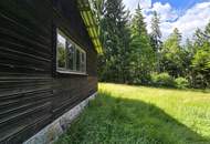 Landwirtschaftliche Fläche mit Waldgrundstück und Gebäude